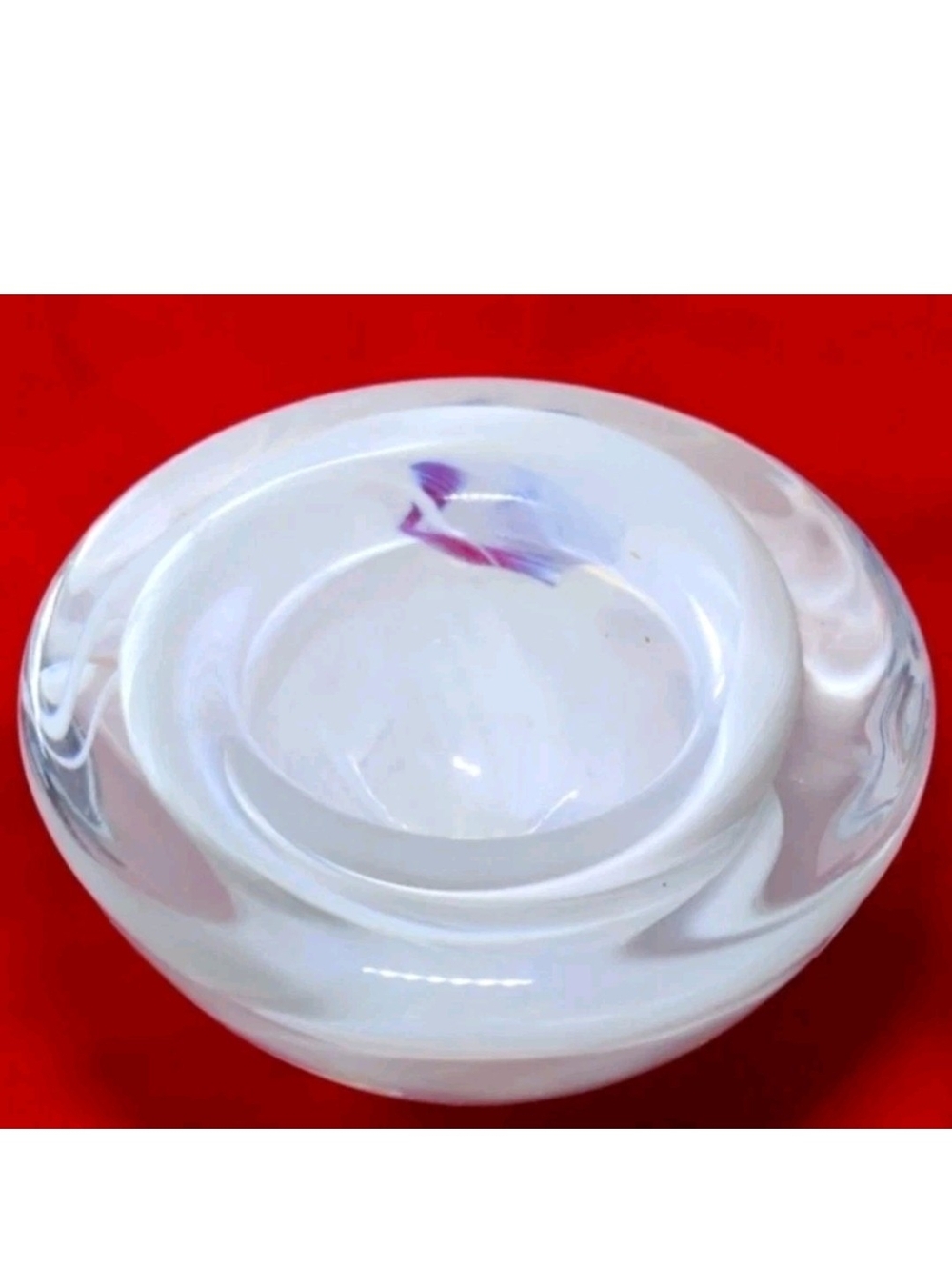 Costa Boda Glass Bowl.... pre-owned in More than Excellent Condition